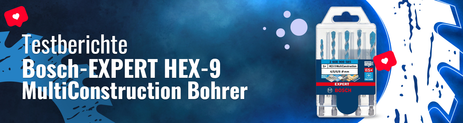 Testberichte-Bosch-EXPERT HEX-9 MultiConstruction Bohrer